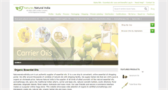 Desktop Screenshot of naturesnaturalindia.com